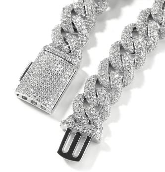 Cuban Link Diamond Bracciale